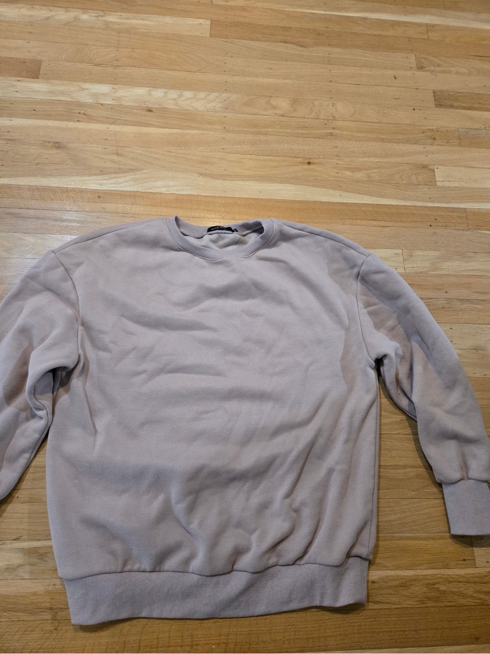 Women's Crewneck Sweatshirt in Light Taupe